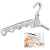 leyomgamz Appendiabiti Parete Pieghevole Ventilatore Scomparsa - ABS Ganci Pieghevoli da Parete abiti Ganci da Parete Ribaltabili per Lavanderia, Camera da Letto, funzione salvaspazio, gancio per appenderlo