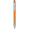 Penne touch screen con logo in alluminio e bamboo Iris personalizzate o neutre