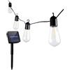 SAATCHI TECH SRL Catena luminosa solare 4,5m nera IP44 - KH61087-SO-10L