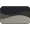 Linea Due Flash - Tappetino da bagno, 65 x 115 cm, colore: Marrone