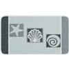 Linea Due AQUATICA tappetino da bagno 65x115 cm grigio