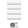 Hisense Condizionatore Climatizzatore Hisense Quadri Split Inverter R-32 Hi-Comfort 7000+7000+7000+12000 Con 4AMW81U4RJG WiFi Integrato 7+7+7+12