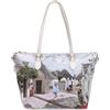Y Not Y-Not Shopping Bag Small con Zip Laterali