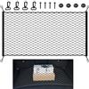 Shuaigehqf Rete per Auto Portaoggetti Bagagliaio, Rete Elastica, Elastico con 4 Ganci 110 x 60cm può Essere Estesa Fino 160×120cm, Rete Soffitto Tetto Organizer, Truck Tronco Reti Car Van, Universale