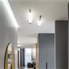 Ideal Lux Lampadario da soffitto BINOMIO PL4 nero di Ideal Lux