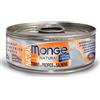 MONGE Natural Cat Tonno con pollo e salmone 80g