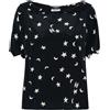 CHANEL Pre-Owned - Top a maniche corte 2008 - Donna - seta - 50 - Blu