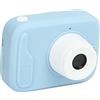 BROLEO Fotocamera per bambini, varie funzioni di filtro, fotocamera per bambini, 20 MP, doppia fotocamera anteriore posteriore con luce flash per viaggi (blu)