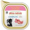 Almo nature cane hfc complete vitello e prosciutto da 150 gr in vaschetta