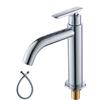 Wootap Rubinetto per lavabo da bagno Rubinetto singolo per acqua fredda in ottone cromato rubinetti per lavabo per bar