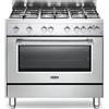 De Longhi Cucina a Gas con Forno a Gas Ventilato 5 Fuochi 90x60 cm PRO96GVXED