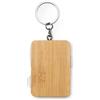Portachiavi particolari con cavo di ricarica in bamboo Seba personalizzate o neutre