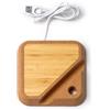Caricatore wireless in sughero e bamboo Jacob personalizzate o neutre