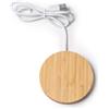 Caricabatterie personalizzato wireless in sughero e bamboo Juri personalizzate o neutre