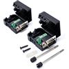 Oiyagai 2 Pezzi Adattatore Maschio DB9-G3 9 Pin a Connettore a Vite, RS232 Serial a RXD TXD GND 235 Terminale