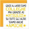 Stuff4 Regali di partenza colleghi donne uomini - diventare amici - Biglietto di scusa aver lasciato buona fortuna il tuo nuovo lavoro biglietti di auguri 145 mm biglietti di congratulazioni