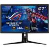 ASUS ROG Strix XG27UQR Monitor Gaming 27", 4K (3840x2160), 144Hz, IPS, Tempo Di Risposta 1ms, G-SYNC, DisplayHDR 400, Display Stream Compression, DCI-P3 90percento, Posizione Regolabile, Nero