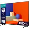 Hisense 65A69K TV 165,1 cm (65") 4K Ultra HD Smart TV Wi-Fi Nero, Grigio 300 cd/m²