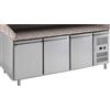 FORCAR-COLD G-PZ3600TN-FC Tavolo refrigerato con funzione di banco pizza, telaio in acciaio inox AISI201