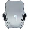 laiteaolin Doppia Bolla Parabrezza Moto Parabrezza Parabrezza Universale per Benelli per Leoncino 250 500 BN125 BN300 BN302 BN302S 502C Moto Cupolino Parabrezza (Colore : Light Grey)