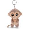 NICI Glubschis: L'Originale - Portachiavi Scimmia Glubschis Hobson 9 cm - Peluche Animali dello Zoo - Simpatico Charm Pupazzo per cordini e Porta Chiavi - Mini Ciondolo Scimmia per Ragazze e Ragazzi