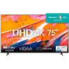 Hisense TV LED Ultra HD 4K 75'' 75A6K Smart TV, Wifi, HDR Dolby Vision,