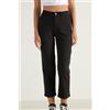 Tezenis Jeans Vita Alta Denim Dritto Con Tasche Donna Nero