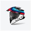 Airoh CASCO INTEGRALE AIROH COMMANDER 2 DOOM BLACK GLOSS BIANCO ROSSO BLU TAGLIA S