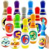 STAY GENT Birilli Bowling per Bambini da Esterno e Interno, Animale Matematica Set Gioco Bowling Morbidi con 10 Birilli & 2 Palle, Birilli Educativi Regali per Bambini 2 3 4 5 6 Anni Compleanno Natale