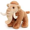 Uni-Toys - Mammut Plushie - 13 cm (lunghezza) - elefante di peluche, animale selvatico preistorico - peluche