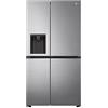 LG GSJV51PZTE | Classe E | 635 l, frigorifero laterale by-Side con gelato, ghiaccio schiacciato e distributore di acqua, serbatoio interno | Total No Frost | LINEARCooling | DoorCooling+ | Platinum