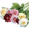 CINGHIA Fiori Finti di Seta,20 Pezzi Fiori Artificiali Rose con Stelo Singolo e Foglie Verdi,per Matrimoni,Casa,Giardino,Feste di Compleanno Fiori Finti Realistici Decorazioni