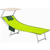 o-day Telo Mare Microfibra Deluxe con Tasche Laterali e Cuscino Gonfiabile Asciugamano Microfibra con Ganci per il Massimo Relax Estivo Telo da Mare 190x70cm (05-Verde)