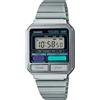 Casio Orologio Digitale al Quarzo Uomo con Cinturino in Acciaio Inossidabile A120WE-1AEF