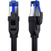 Primewire 15m - Cavo di Rete Cat 8.1 di Alta qualitá - 40 Gbits - SFTP PIMF - RJ45 Switch Router Modem Access Point - Cavo ethernet LAN Fibra - Compatibile Cat 5 e Cat 6 - Nero da 15 Metri
