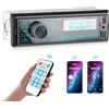 LSLYA Autoradio 1 Din con Bluetooth Radio con Controllo APP Lettore MP3 per Auto Stereo Radio Supporto Bluetooth Vivavoce/USB/FM/TF/AUX/ricarica veloce Nero