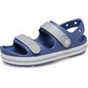 Crocs Crocband Cruiser Sandal K, Sandali Unisex - Bambini e ragazzi, Bijou Blue/Light Grey, 37/38 EU