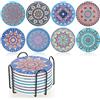 Robin Goods® Set 9 sottobicchieri Mandala
