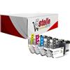 NO-NAME KIT 5 CARTUCCE XL COMPATIBILI CON BROTHER LC-421XL LC421XLVAL NERO+COLORI - NO-NAME