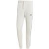 adidas Essentials Fleece Tapered Cuff 3-Stripes Pants - Pantaloni Uomo, alumina,