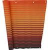Angerer - Telo Protettivo Esclusivo per Balcone, Protezione da sguardi indiscreti e Antivento per Balcone, Altezza 75 cm, Lunghezza: 6 m, Colore: Arancione/Marrone sfumato