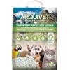 Arquivet Lettiera per gatti in carta riciclata da 6 litri, Agglomerante e assorbente