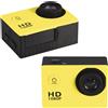 Mediawave Store Fotocamera Videocamera Action Cam Full HD 1080P Sportiva Subacquea 30mt con Kit Oro