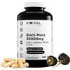 HIVITAL foods Maca Nera Peruviana 30000 mg. 180 capsule vegane per 2 mesi di trattamento. | Estratto di Maca Andina con L-Arginina, Zinco e Vitamine B6 e B12. Prodotto in Europa da HIVITAL