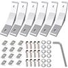 RHBHY Staffa angolare 135 gradi Staffa Angolare in Alluminio 6pcs Staffa Angolare per Profili in Alluminio 3030 Profilo in Alluminio Accessori Angolari Connettore di Riparazione (3030 135 Gradi)
