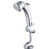Etomvoop Soffione doccia a mano ad alta pressione con grilletto, bidet doccetta per WC, filettatura da 1/2, cromato per camper, roulotte, vasche da bagno, barche, servizi igienici, campeggio, con pulsante di