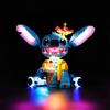 Kyglaring Set di luci a LED compatibile con Lego Stitch 43249 Mattoncini, Kit di illuminazione a led decorativa per Lego 43249 (Senza Modello)