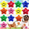 SoundZero 12 Pezzi palline antistress, Palle di Schiuma per Bambini, Mini palline antistress, Emoji Palla Antistress, Palline Antistress Adulti Motivazionali, Palla Antistress(2,1 pollici e 6 colori)