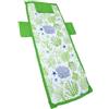 GX GARGIX GARGIX Telo mare lettino microfibra con molle tasche con e senza cuscino Fantasia (Mcc-3, CON CUSCINO)