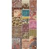 Vilber, Tappeto in vinile, Patchwork, Corridoio, Cucina, Soggiorno, Casa. Multicolore. Misure differenti. Misura: 40x78 cm. Sharif 01.